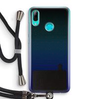 CaseCompany Musketon Halftone: Huawei P Smart (2019) Transparant Hoesje met koord