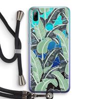 CaseCompany This Sh*t Is Bananas: Huawei P Smart (2019) Transparant Hoesje met koord