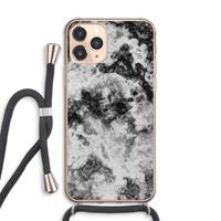 CaseCompany Onweer: iPhone 11 Pro Max Transparant Hoesje met koord