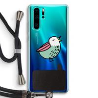 CaseCompany Birdy: Huawei P30 Pro Transparant Hoesje met koord
