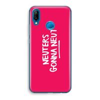 CaseCompany Neuters (roze): Huawei P20 Lite Transparant Hoesje