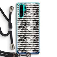 CaseCompany Crazy shapes: Huawei P30 Pro Transparant Hoesje met koord