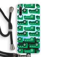 CaseCompany Crocs: Huawei P Smart Pro Transparant Hoesje met koord