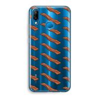 CaseCompany Bacon to my eggs #2: Huawei P20 Lite Transparant Hoesje