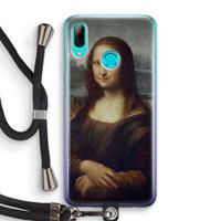 CaseCompany Mona Lisa: Huawei P Smart (2019) Transparant Hoesje met koord