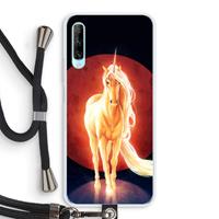 CaseCompany Last Unicorn: Huawei P Smart Pro Transparant Hoesje met koord