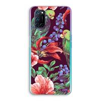 CaseCompany Papegaaien: Oppo A92 Transparant Hoesje