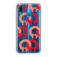 CaseCompany Dogs: Huawei P20 Lite Transparant Hoesje