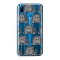 CaseCompany Cats: Huawei P20 Lite Transparant Hoesje