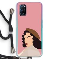 CaseCompany Confidence: Oppo A92 Transparant Hoesje met koord