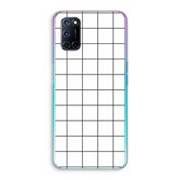 CaseCompany Rooster: Oppo A92 Transparant Hoesje