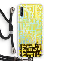 CaseCompany Majorelle Blue Print: Huawei P Smart Pro Transparant Hoesje met koord