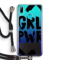 CaseCompany Girl Power #2: Huawei P Smart (2019) Transparant Hoesje met koord