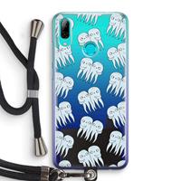CaseCompany Octopussen: Huawei P Smart (2019) Transparant Hoesje met koord
