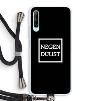 CaseCompany Negenduust black: Huawei P Smart Pro Transparant Hoesje met koord