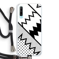 CaseCompany Pop Art #5: Huawei P Smart Pro Transparant Hoesje met koord