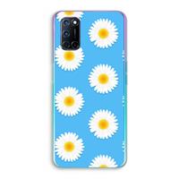 CaseCompany Margrietjes: Oppo A92 Transparant Hoesje