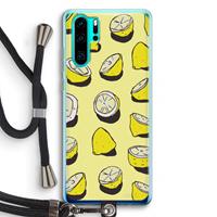 CaseCompany When Life Gives You Lemons...: Huawei P30 Pro Transparant Hoesje met koord