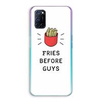 CaseCompany Fries before guys: Oppo A92 Transparant Hoesje