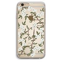 CaseCompany Blossoming spring: iPhone 6 Plus / 6S Plus Transparant Hoesje