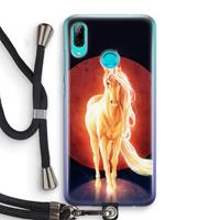 CaseCompany Last Unicorn: Huawei P Smart (2019) Transparant Hoesje met koord