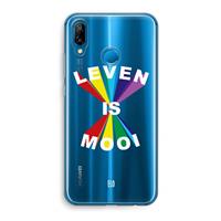 CaseCompany Het Leven Is Mooi: Huawei P20 Lite Transparant Hoesje
