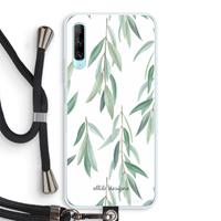 CaseCompany Branch up your life: Huawei P Smart Pro Transparant Hoesje met koord