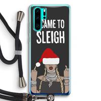 CaseCompany Came To Sleigh: Huawei P30 Pro Transparant Hoesje met koord