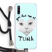 CaseCompany You had me at tuna: Huawei P Smart Pro Transparant Hoesje met koord