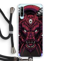 CaseCompany Hell Hound and Serpents: Huawei P Smart Pro Transparant Hoesje met koord