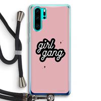 CaseCompany Girl Gang: Huawei P30 Pro Transparant Hoesje met koord