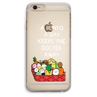 CaseCompany Bento a day: iPhone 6 Plus / 6S Plus Transparant Hoesje