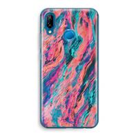 CaseCompany Electric Times: Huawei P20 Lite Transparant Hoesje
