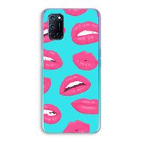 CaseCompany Bite my lip: Oppo A92 Transparant Hoesje