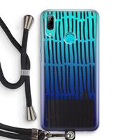 CaseCompany Moroccan stripes: Huawei P Smart (2019) Transparant Hoesje met koord