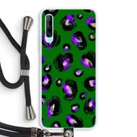 CaseCompany Green Cheetah: Huawei P Smart Pro Transparant Hoesje met koord