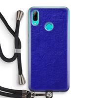 CaseCompany Majorelle Blue: Huawei P Smart (2019) Transparant Hoesje met koord