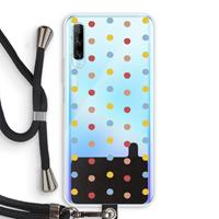 CaseCompany Bollen: Huawei P Smart Pro Transparant Hoesje met koord
