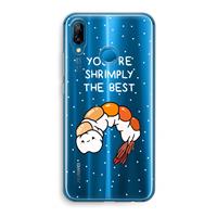 CaseCompany You're Shrimply The Best: Huawei P20 Lite Transparant Hoesje