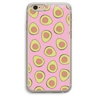 CaseCompany Dancing avocados: iPhone 6 Plus / 6S Plus Transparant Hoesje