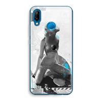 CaseCompany I will not feel a thing: Huawei P20 Lite Transparant Hoesje