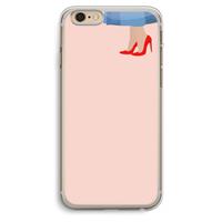 CaseCompany High heels: iPhone 6 Plus / 6S Plus Transparant Hoesje