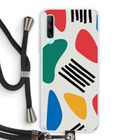 CaseCompany Illustratieve pop 1: Huawei P Smart Pro Transparant Hoesje met koord