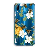CaseCompany No flowers without bees: Huawei P20 Lite Transparant Hoesje