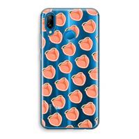 CaseCompany Just peachy: Huawei P20 Lite Transparant Hoesje