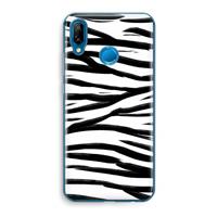 CaseCompany Zebra pattern: Huawei P20 Lite Transparant Hoesje