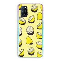 CaseCompany When Life Gives You Lemons...: Oppo A92 Transparant Hoesje
