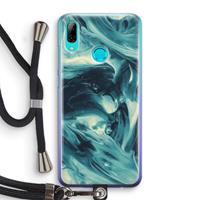 CaseCompany Dreaming About Whales: Huawei P Smart (2019) Transparant Hoesje met koord