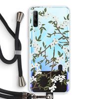 CaseCompany Blossoming spring: Huawei P Smart Pro Transparant Hoesje met koord