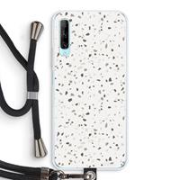 CaseCompany Terrazzo N°14: Huawei P Smart Pro Transparant Hoesje met koord
